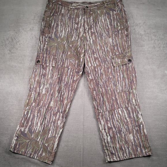 Gander Mountain Vintage Realtree‎ Camo Pants Hunting Brown Green Mens Sz 38 - Picture 1 of 12